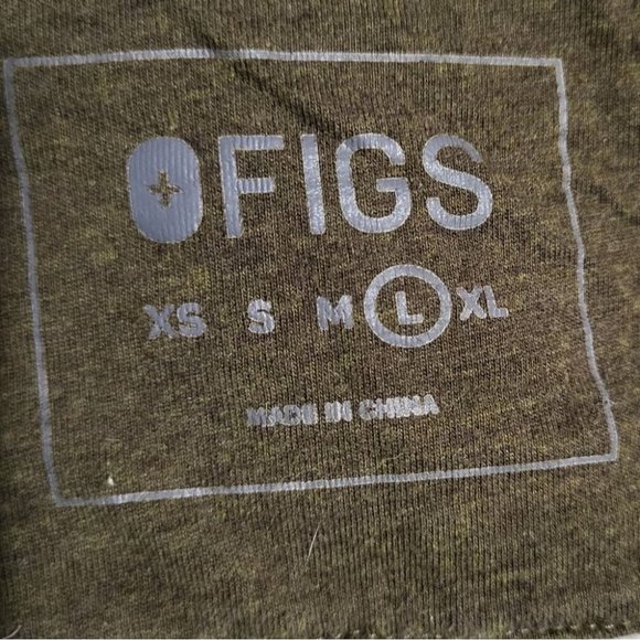 FIGS Women's Dark Olive Zamora Jogger Scrub Pants size L - Picture 4 of 6